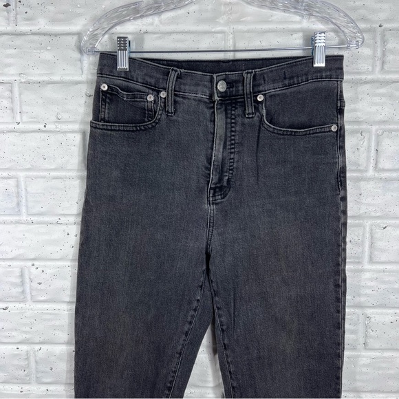 MADEWELL Black Washed Classic Straight Ankle Jeans | Size 27 - Picture 5 of 7